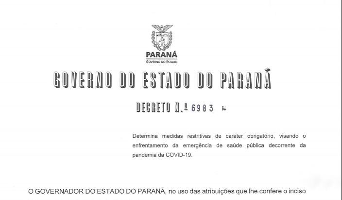 Umuarama seguirá determinações de decreto estadual para enfrentar pandemia